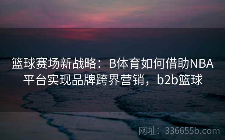 篮球赛场新战略：B体育如何借助NBA平台实现品牌跨界营销，b2b篮球