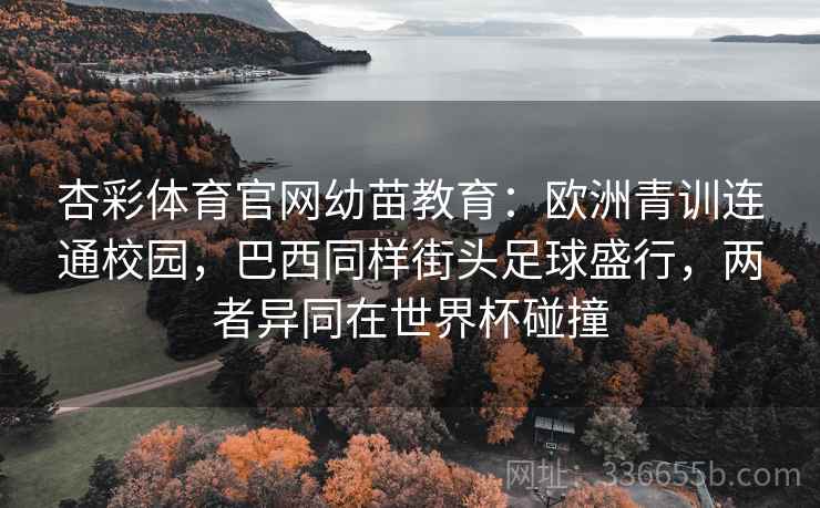杏彩体育官网幼苗教育：欧洲青训连通校园，巴西同样街头足球盛行，两者异同在世界杯碰撞